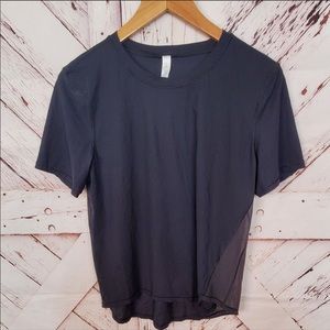 Lululemon Mesh Side Black Fitness Shirt 8